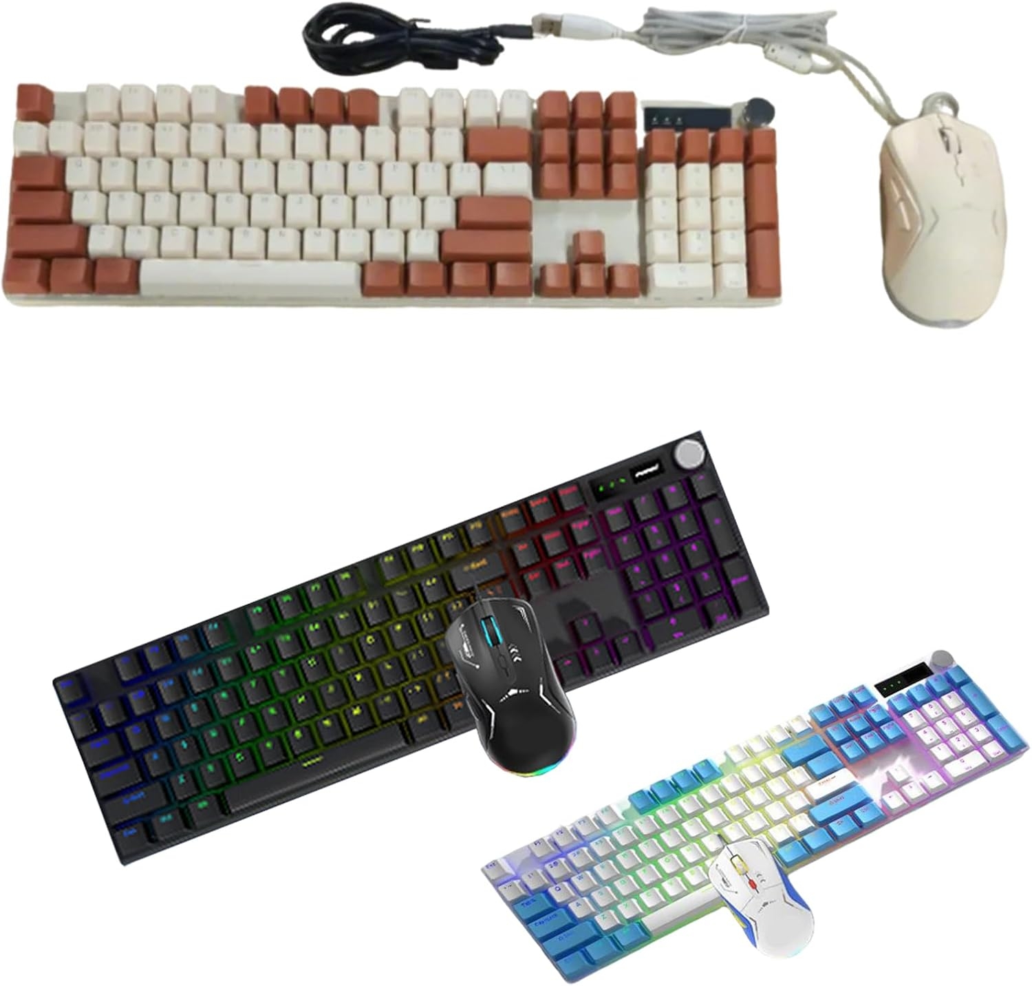 igh Stability Mechanical Cored Keyboards Set Backlit Colour - Image 7