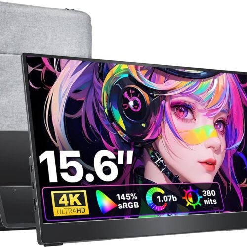 Cocopar 4K Portable Monitor for Laptop 15.6 Inch UHD 3840X2160